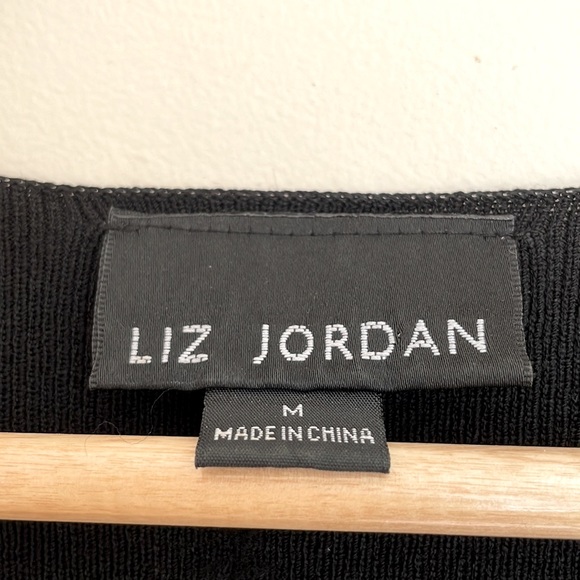 Liz Jordan Womens Top Size M Black - Picture 7 of 7